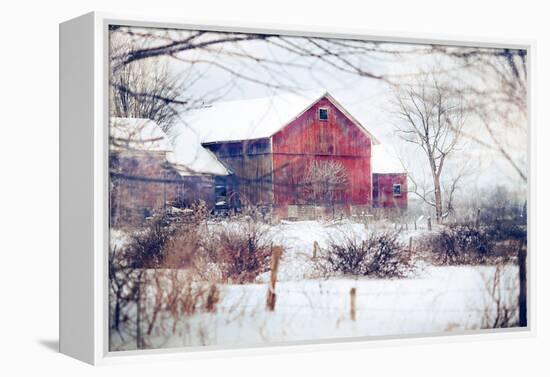 Winter Barn-Kelly Poynter-Framed Stretched Canvas