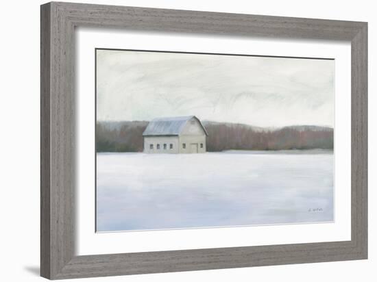 Winter Barn-James Wiens-Framed Art Print