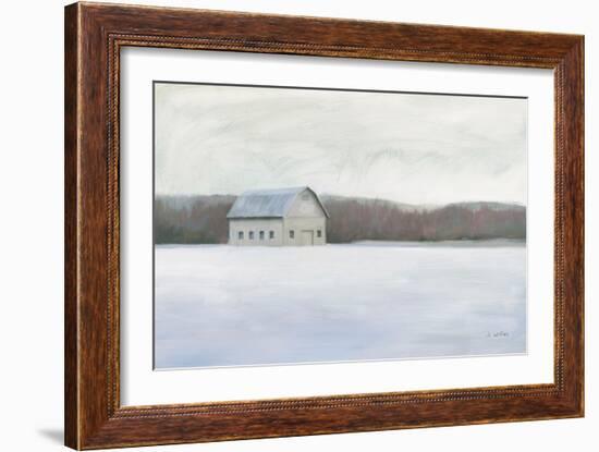 Winter Barn-James Wiens-Framed Art Print