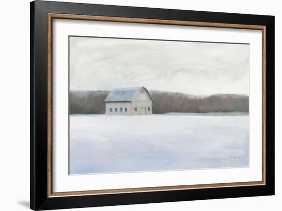Winter Barn-James Wiens-Framed Art Print