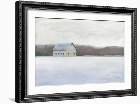 Winter Barn-James Wiens-Framed Art Print
