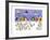 Winter Beach Parade-Gordon Barker-Framed Giclee Print