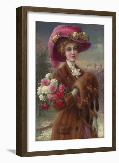 Winter Beauty, 1910-Emile Vernon-Framed Giclee Print