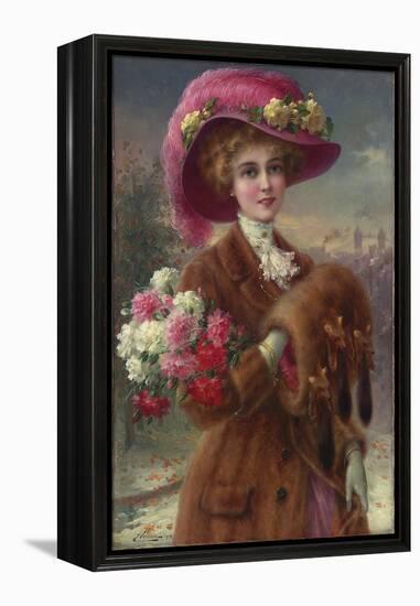 Winter Beauty, 1910-Emile Vernon-Framed Premier Image Canvas