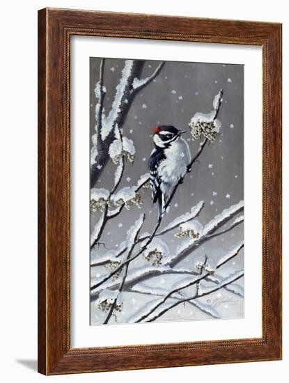 Winter Berries-Wilhelm Goebel-Framed Giclee Print