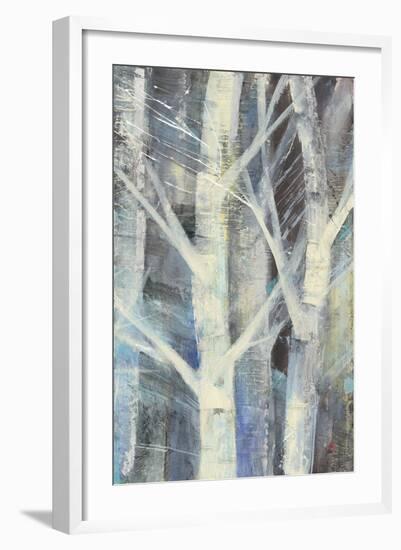 Winter Birches II-Albena Hristova-Framed Art Print