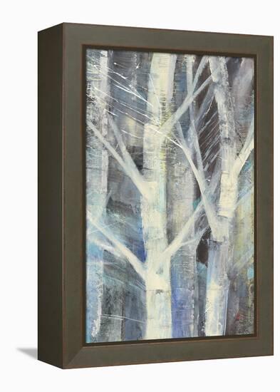 Winter Birches II-Albena Hristova-Framed Stretched Canvas