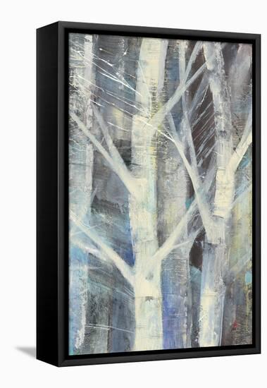 Winter Birches II-Albena Hristova-Framed Stretched Canvas