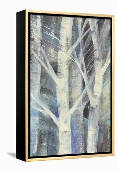 Winter Birches II-Albena Hristova-Framed Stretched Canvas