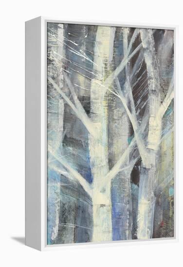 Winter Birches II-Albena Hristova-Framed Stretched Canvas