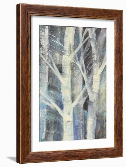 Winter Birches II-Albena Hristova-Framed Art Print