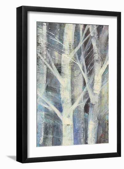 Winter Birches II-Albena Hristova-Framed Art Print