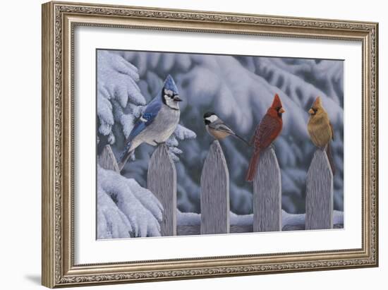 Winter Birds-Jeffrey Hoff-Framed Giclee Print