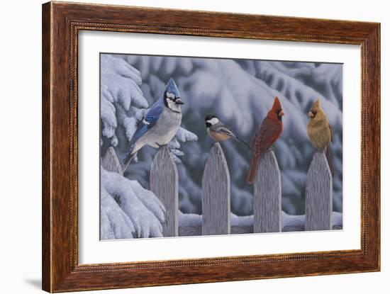 Winter Birds-Jeffrey Hoff-Framed Giclee Print