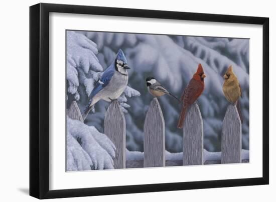 Winter Birds-Jeffrey Hoff-Framed Giclee Print