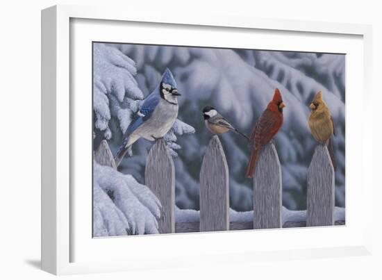 Winter Birds-Jeffrey Hoff-Framed Giclee Print