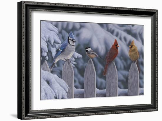 Winter Birds-Jeffrey Hoff-Framed Giclee Print