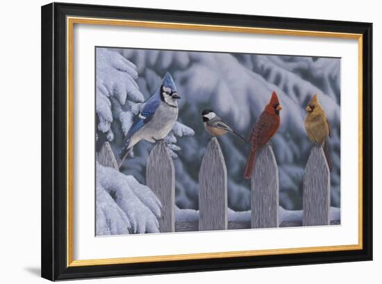 Winter Birds-Jeffrey Hoff-Framed Giclee Print