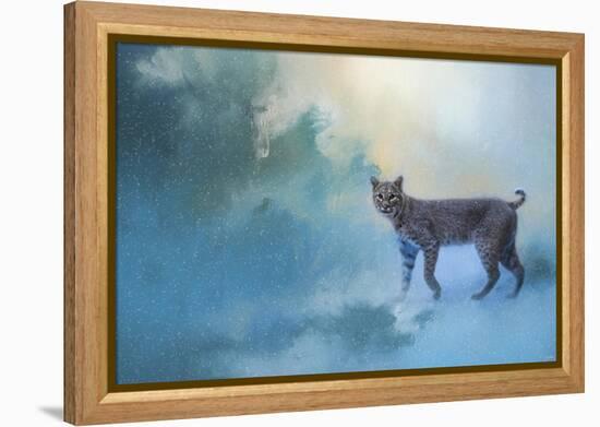 Winter Bobcat-Jai Johnson-Framed Premier Image Canvas