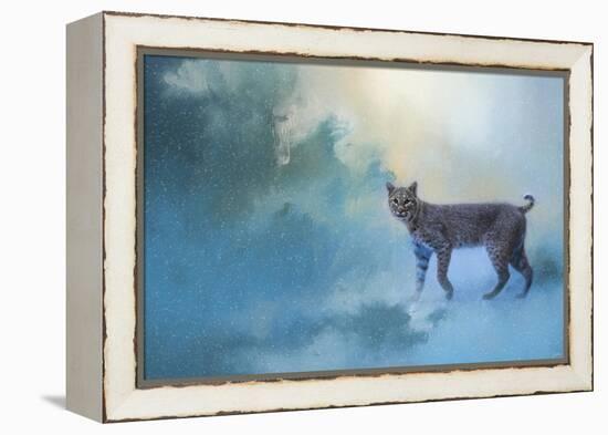 Winter Bobcat-Jai Johnson-Framed Premier Image Canvas