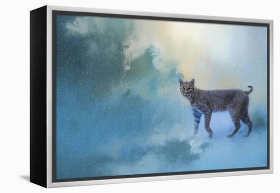 Winter Bobcat-Jai Johnson-Framed Premier Image Canvas