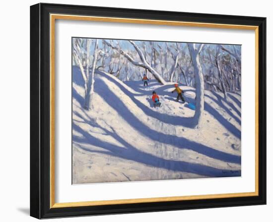 Winter Bramcote Nottingham, 2008-Andrew Macara-Framed Giclee Print