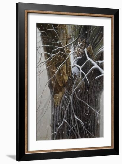 Winter Branches-Michael Budden-Framed Giclee Print