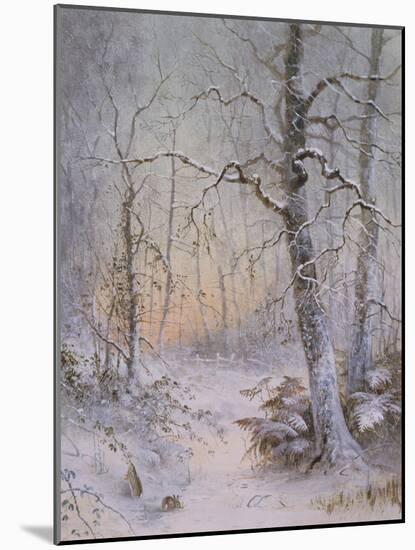 Winter Breakfast-Joseph Farquharson-Mounted Giclee Print