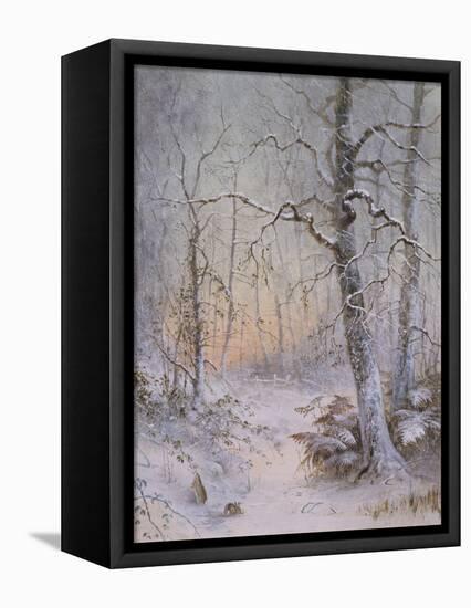 Winter Breakfast-Joseph Farquharson-Framed Premier Image Canvas