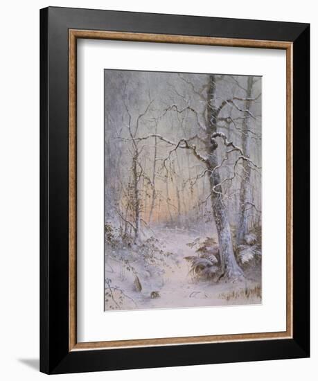 Winter Breakfast-Joseph Farquharson-Framed Giclee Print