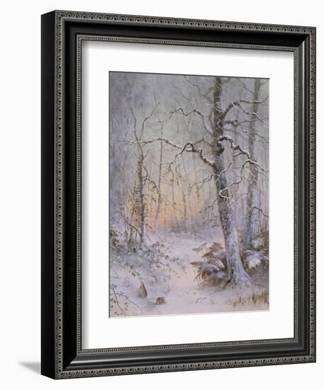 Winter Breakfast-Joseph Farquharson-Framed Giclee Print