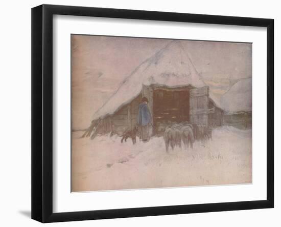 'Winter', c1870, (1918)-Anton Mauve-Framed Giclee Print