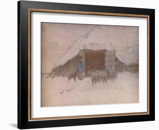 'Winter', c1870, (1918)-Anton Mauve-Framed Giclee Print