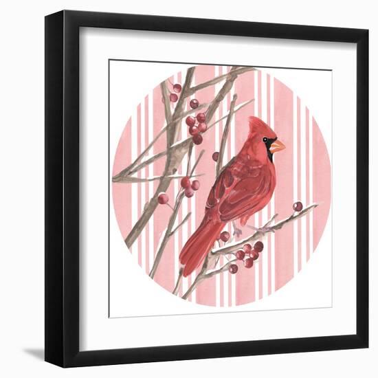 Winter Cardinal Collection C-Annie Warren-Framed Art Print