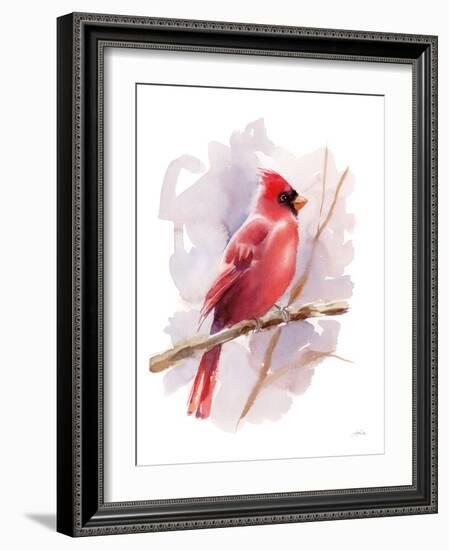 Winter Cardinal-Katrina Pete-Framed Art Print