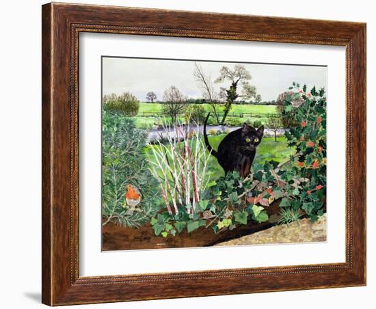 Winter Cat-Hilary Jones-Framed Giclee Print