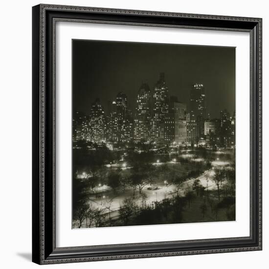 Winter Central Park-null-Framed Giclee Print