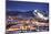 Winter Cityscape of Park City Mountain Resort and Deer Valley Resort, Utah-Adam Barker-Mounted Photographic Print