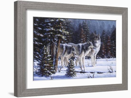 Winter Coats-R.W. Hedge-Framed Giclee Print