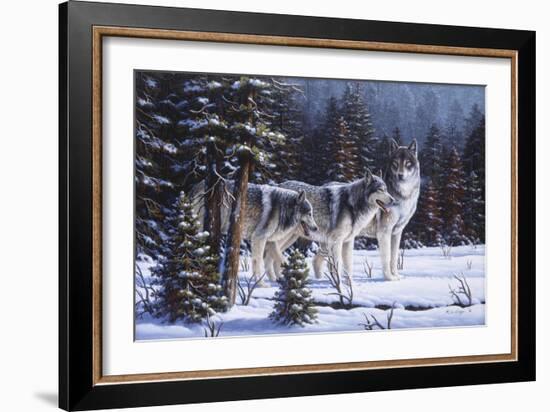 Winter Coats-R.W. Hedge-Framed Giclee Print