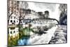 Winter Cold in Paris-Philippe Hugonnard-Mounted Giclee Print
