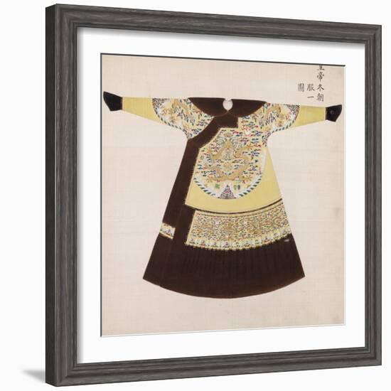 Winter Court Robe Worn by the Emperor, China--Framed Giclee Print