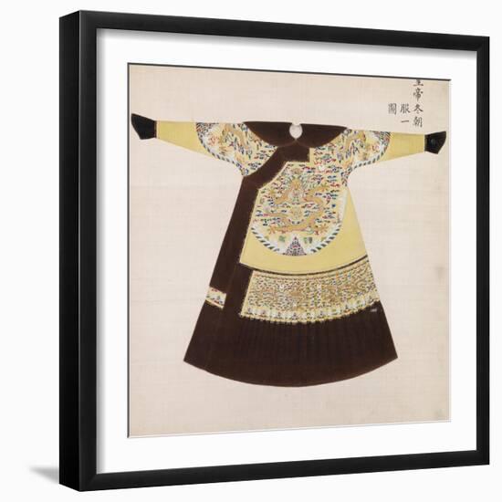 Winter Court Robe Worn by the Emperor, China--Framed Giclee Print