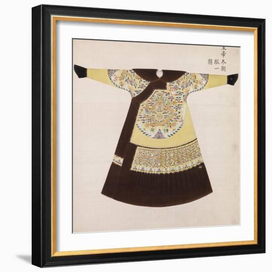 Winter Court Robe Worn by the Emperor, China--Framed Giclee Print