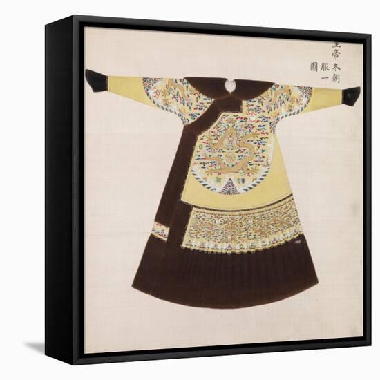 Winter Court Robe Worn by the Emperor, China-null-Framed Premier Image Canvas