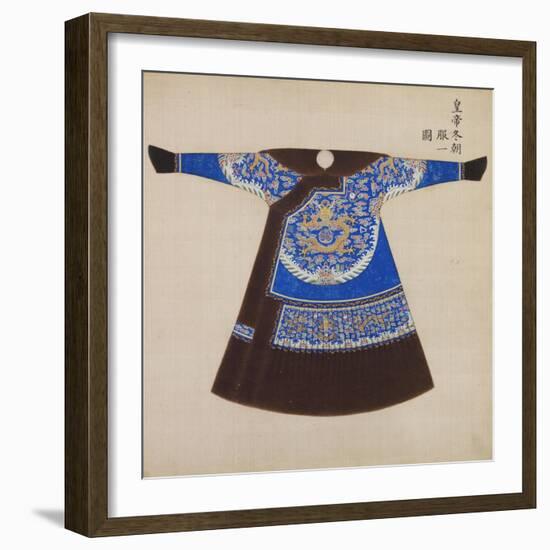 Winter Court Robe Worn by the Emperor, China--Framed Giclee Print