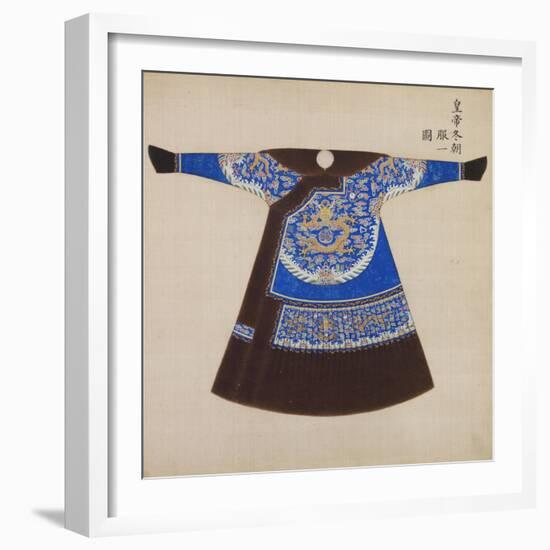 Winter Court Robe Worn by the Emperor, China--Framed Giclee Print