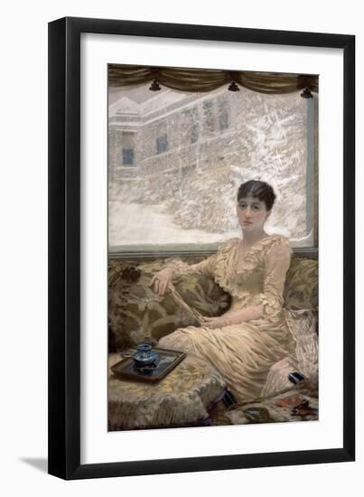 Winter Day-Giuseppe De Nittis-Framed Giclee Print