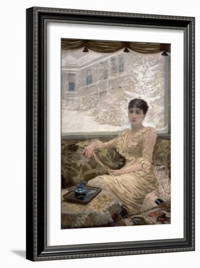 Winter Day-Giuseppe De Nittis-Framed Giclee Print