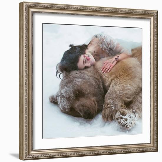 Winter Dreaming-Olga Barantseva-Framed Photographic Print